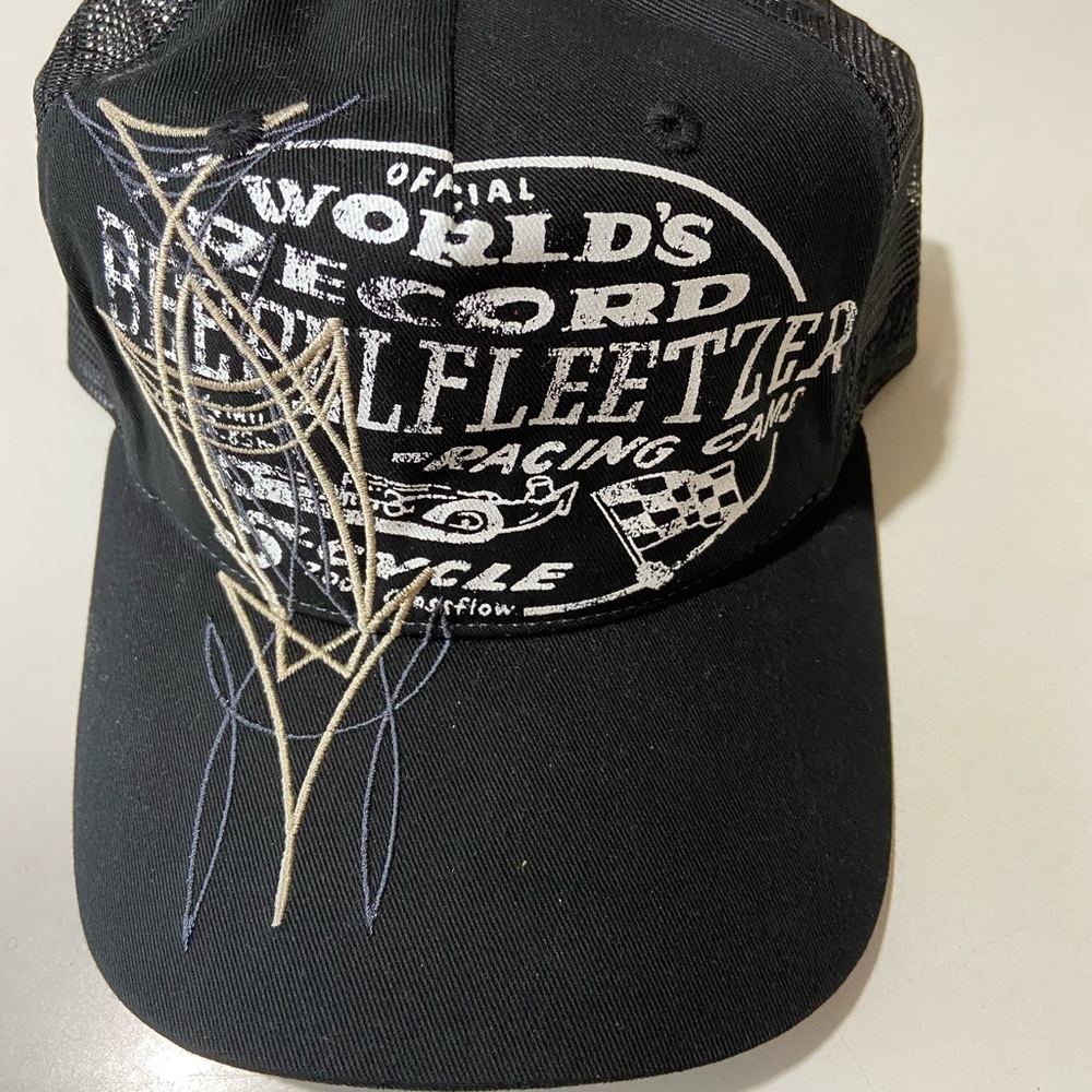 New! Von Dutch Black Trucker Hat